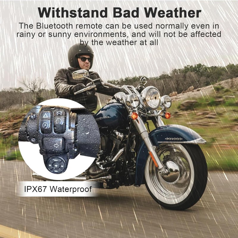 Zelvoro Right Handed Bluetooth Remote Compatible with Harley-Davidson Softtail Motorcycles, Suitable for Most 2018-2024 Models, Compatible with iPhone/Android - Image 5